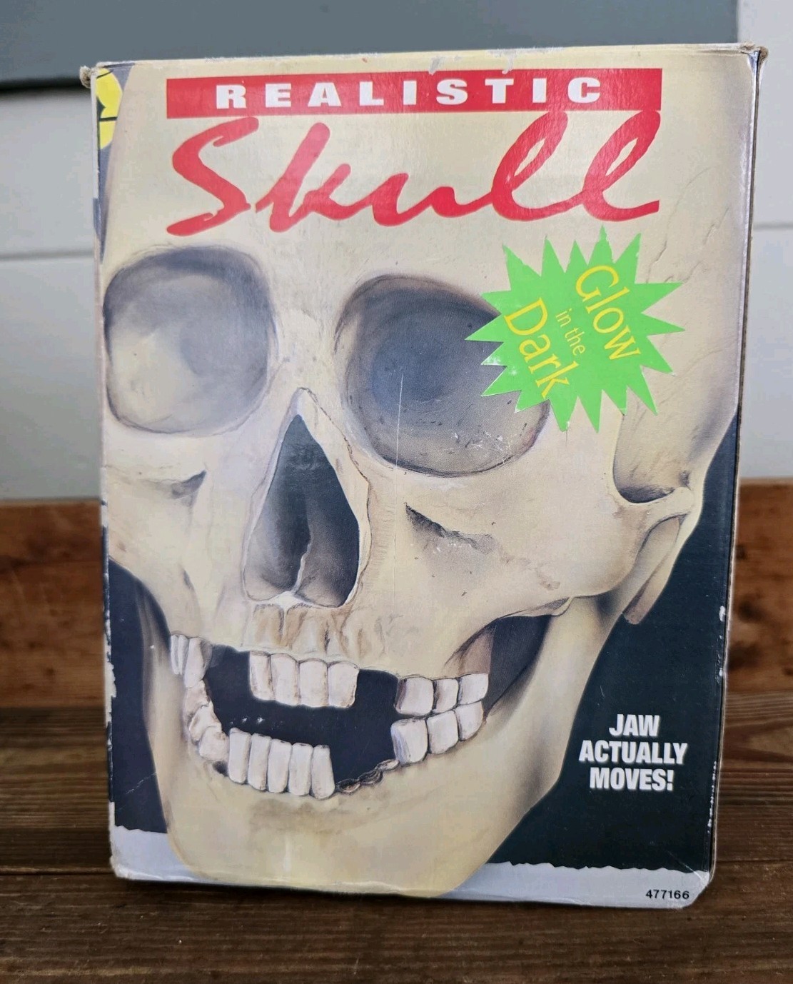 VINTAGE HALLOWEEN SKULL PLASTIC MOLD HINGED JAW PAPER MAGIC GROUP SPENCER'S NEW!