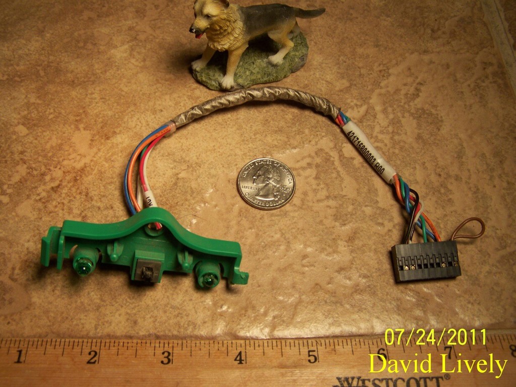 Dell 421715800003 Dimension 2300 9.5" Power Button Cable 19PIN