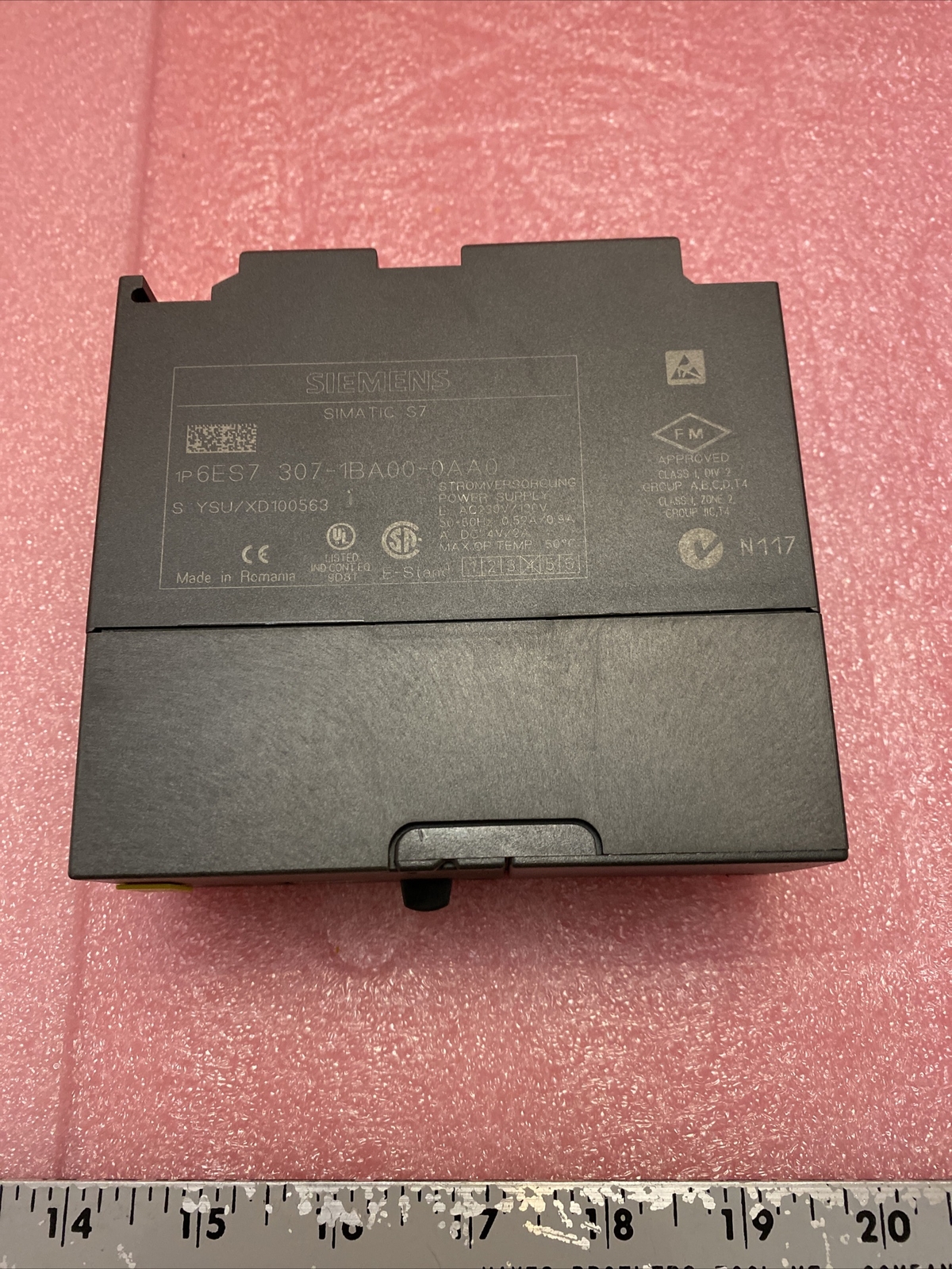 Siemens Simatic S7 6ES7 307-1BA00-0AA0 Power Supply