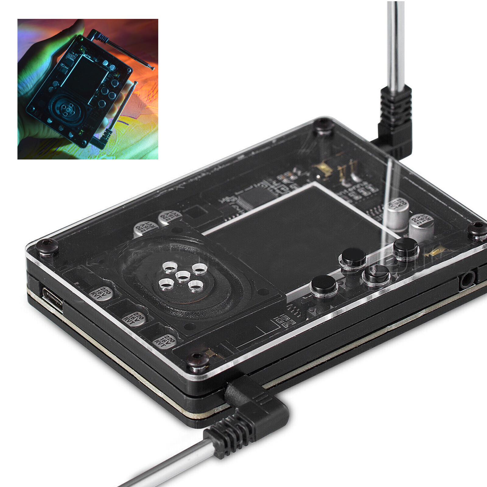 2022 Mini Theremin Musical Electronic Creative Instrument with Screen Display WK