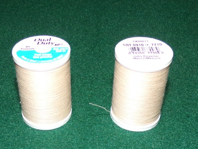 Dual Duty All Purpose Polyester Thread, 250 yards, Orange Whip (7710)