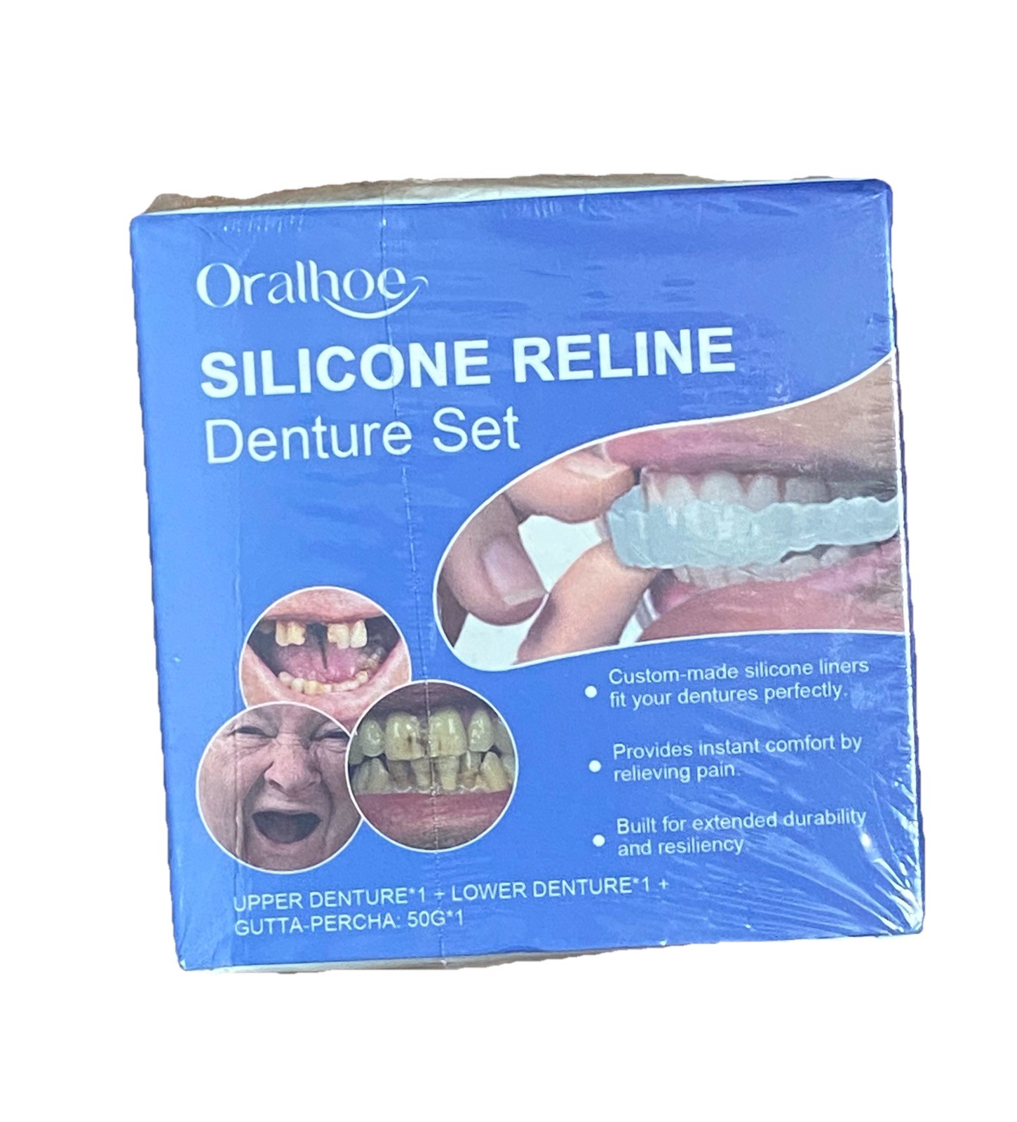 Silicone Feline Denture Set,upper & Lower Denture ,sealed Box