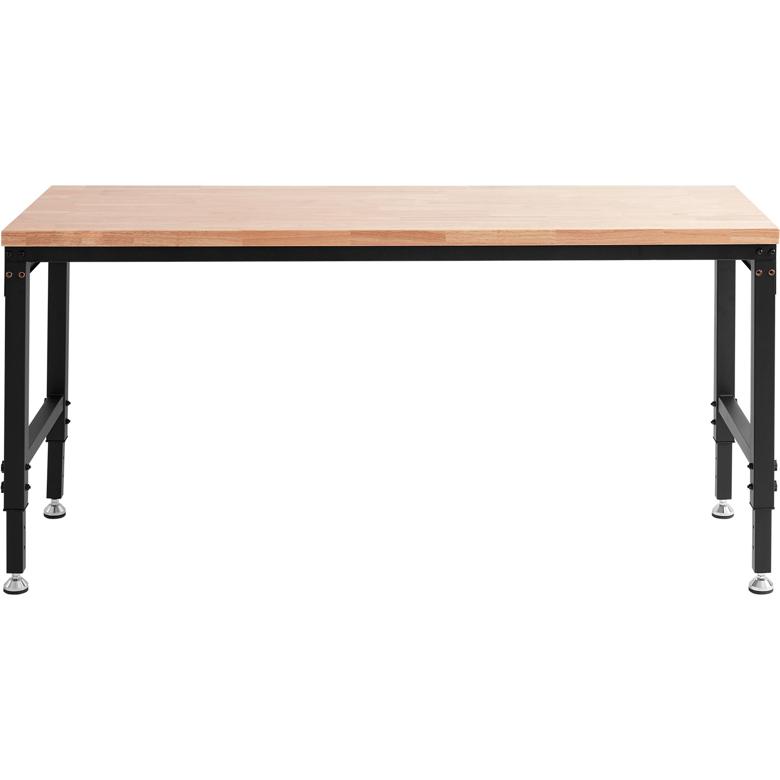 Uimoso Adjustable Height Workbench 72"L x 25"W Work Bench Table w/ Power Outlets
