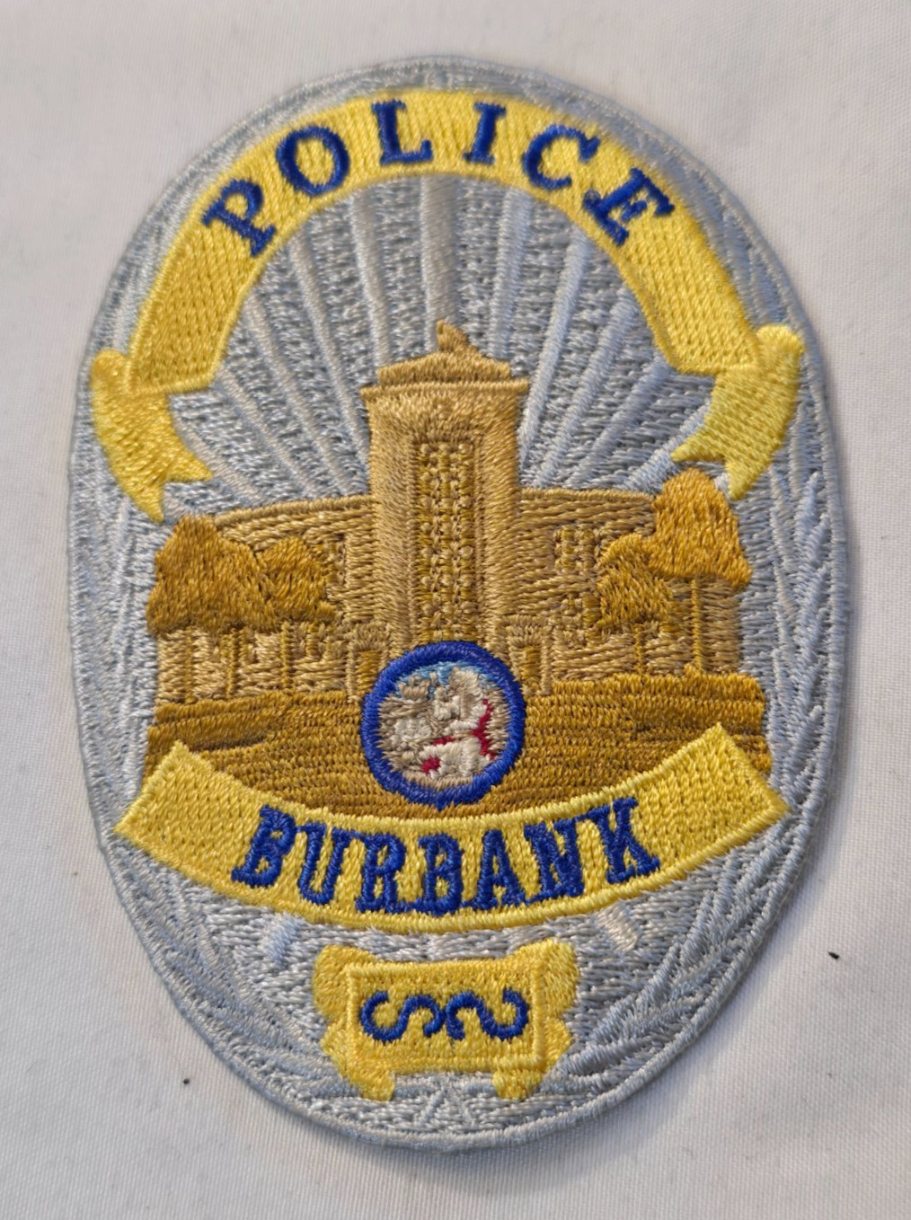 Vintage Burbank California Police Breast Patch