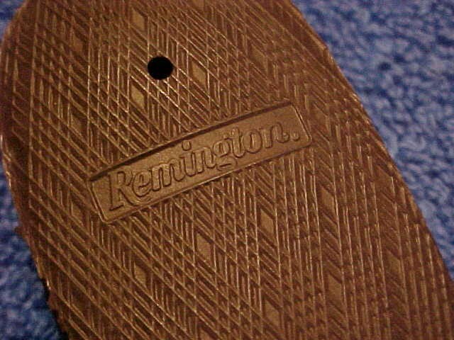 Vintage Factory Remington Buttpad Brown Rubber Rifle Shotgun Recoil Pad kmCc