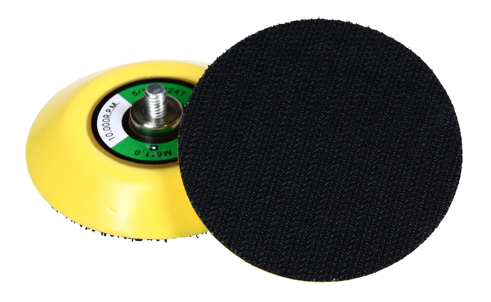 75mm Hook and Loop SANDING DISCS or 3" Threaded M6 Backing Pad Hook and Loop Disc