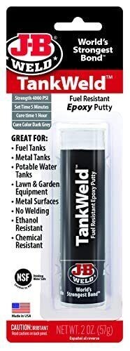 J-B Weld 8217 Tankweld Gas Tank Repair - 1 Oz.Dark GreyÂ J-B WELD TANKWELD: A ha