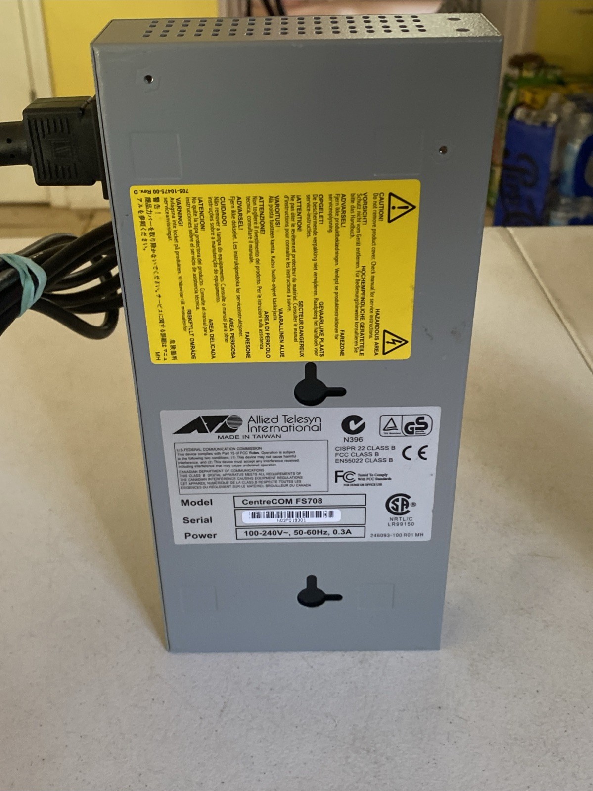 Allied Telesyn International CentreCOM FS708 Ethernet Switch