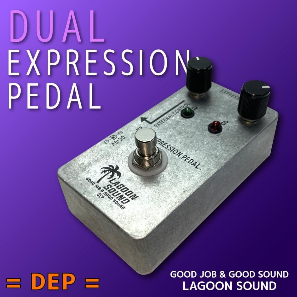 Dual Expression Pedal 2 Presets EXP Switch External Jack