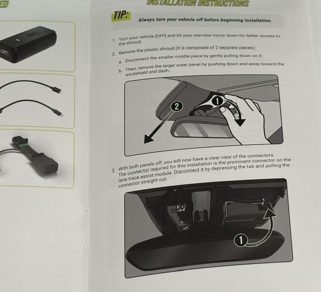 DONGAR Dashcam adaptor DCA-12T TOYOTA/LEXUS