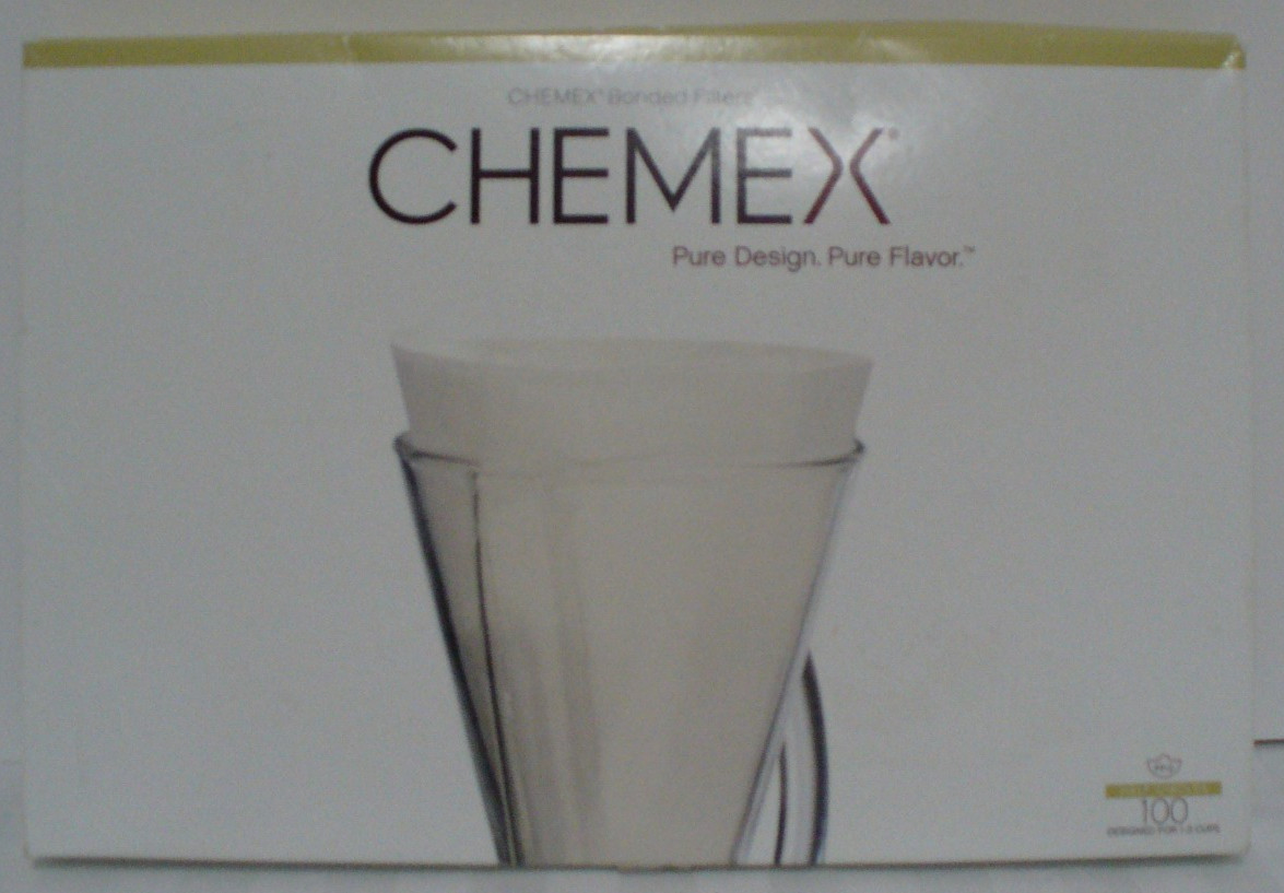 Chemex Filters, Bonded Unfolded Half-Moon Circles (FP-2), Open Box - 99 Filters