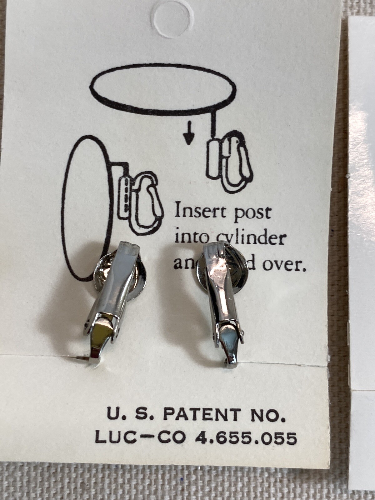 Lot Of 10 Pairs Vintage "Convertible" Post To Clip Earring