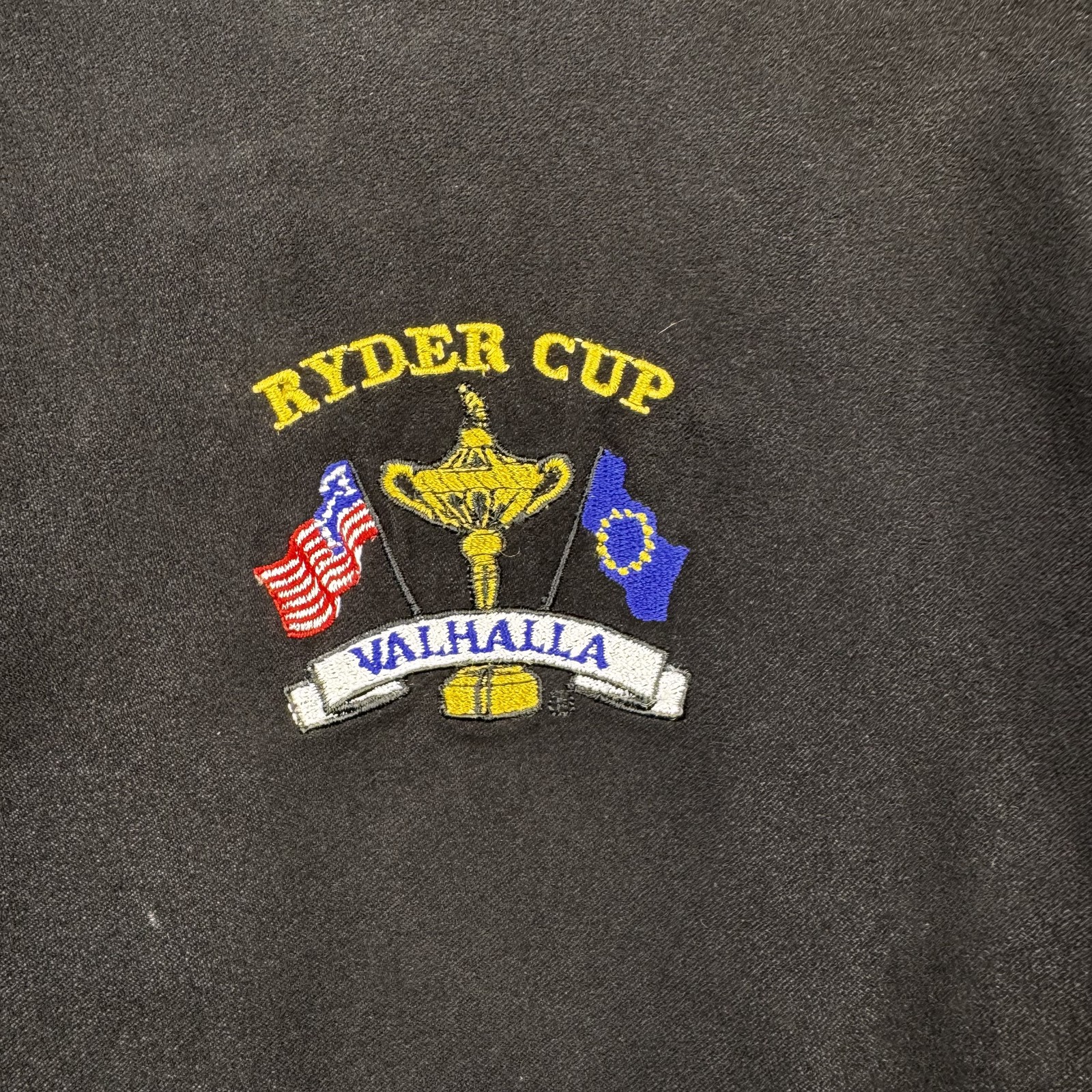Ryder Cup Vest Mens Large Golf Outerwear Valhalla Microsuede Zero Restriction