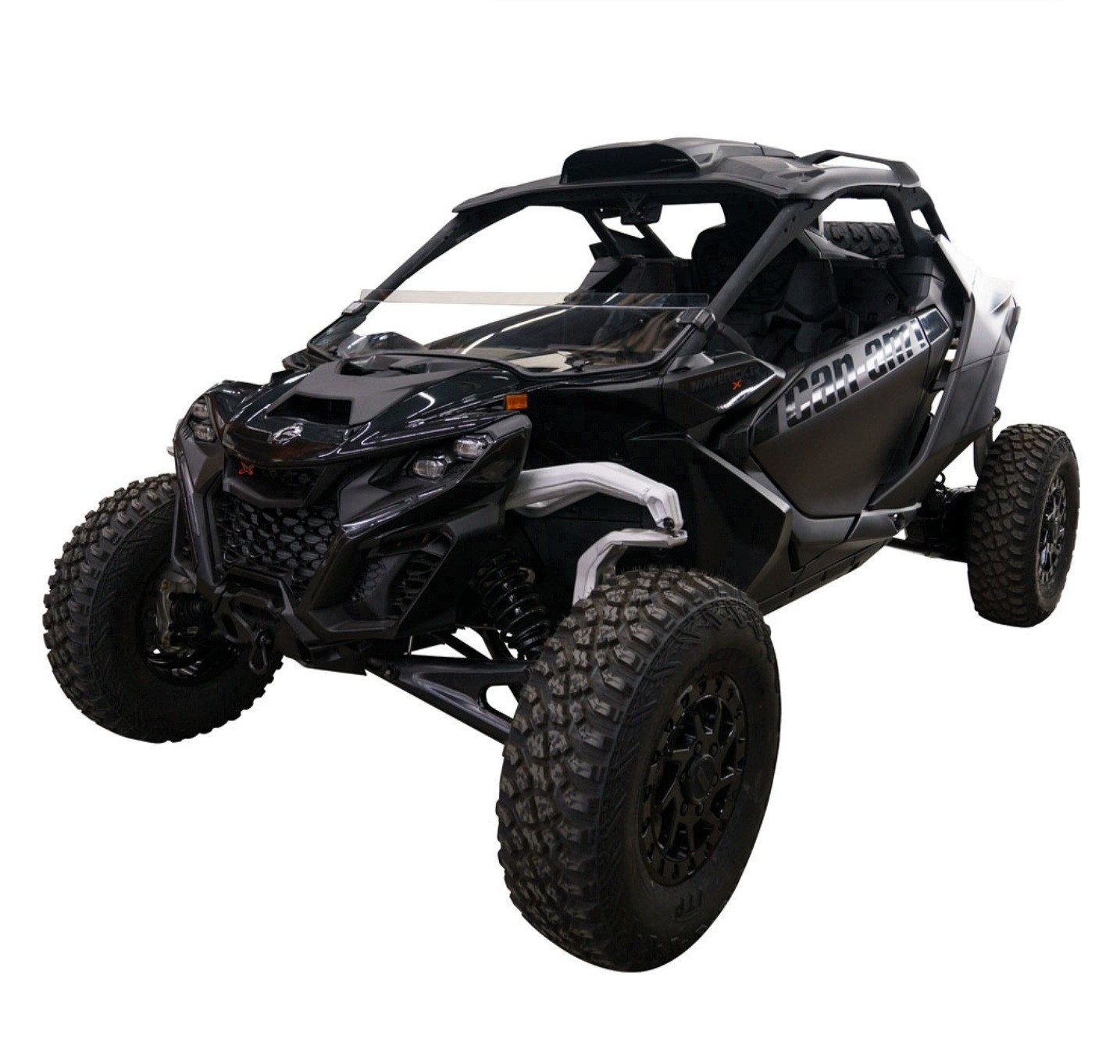 Tusk Clear Removable Half Windshield Scratch Resistant For Can-Am Maverick R X