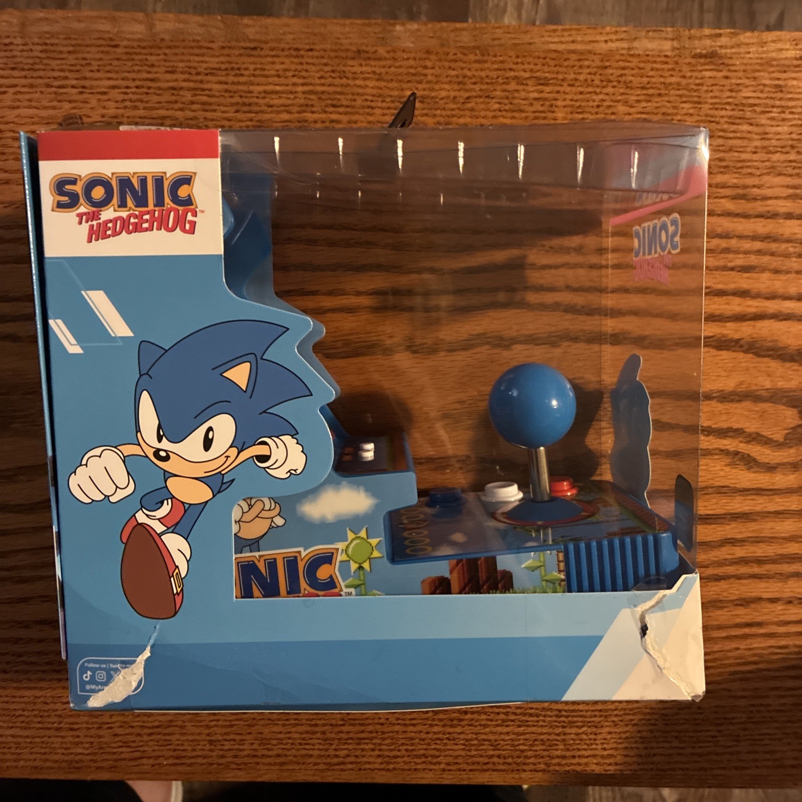 My Arcade Sonic The Hedgehog Joystick Player 2in1 Sega Classic Arcade 6+ New