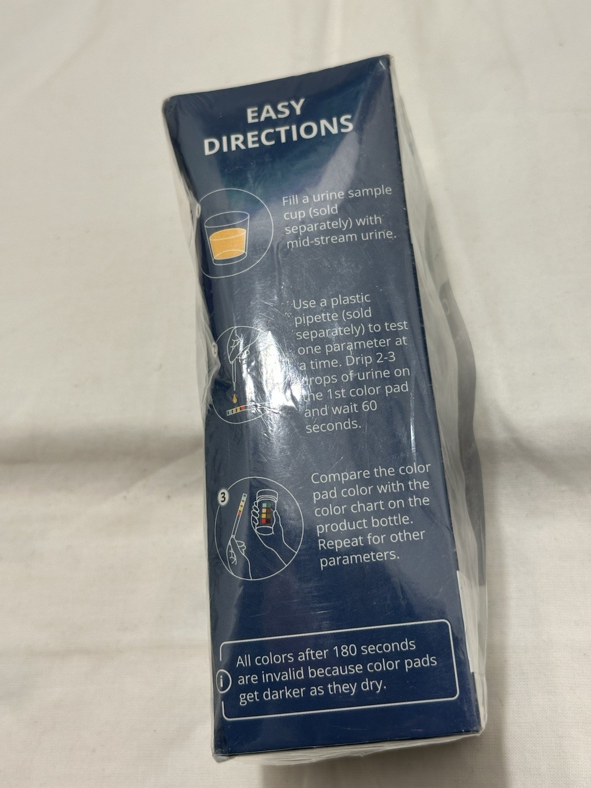 URITESO 14 Parameter Urine Test Strips for Urinalysis, 100 Strips, (bent box)
