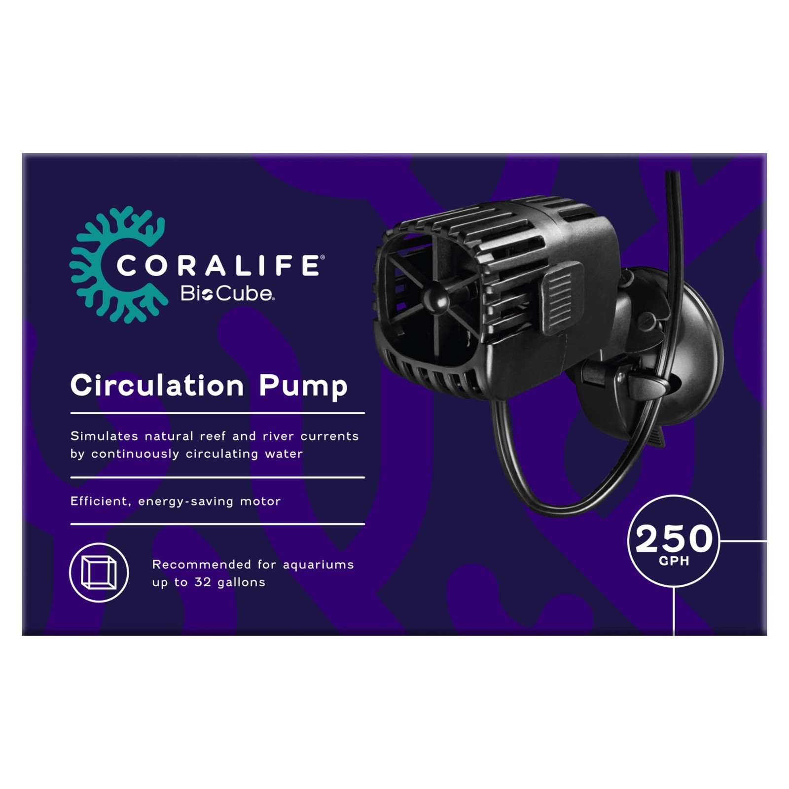 Coralife BioCube 250 GPH Circulation Pump for Aquariums Freshwater and Saltwater