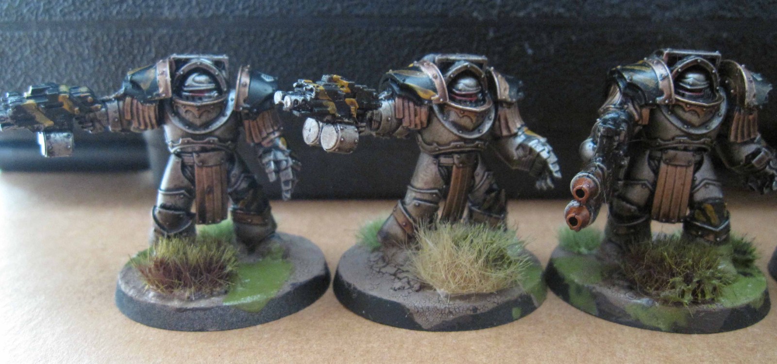 30K Horus Heresy Iron Warriors Cataphractii Terminators plastic painted