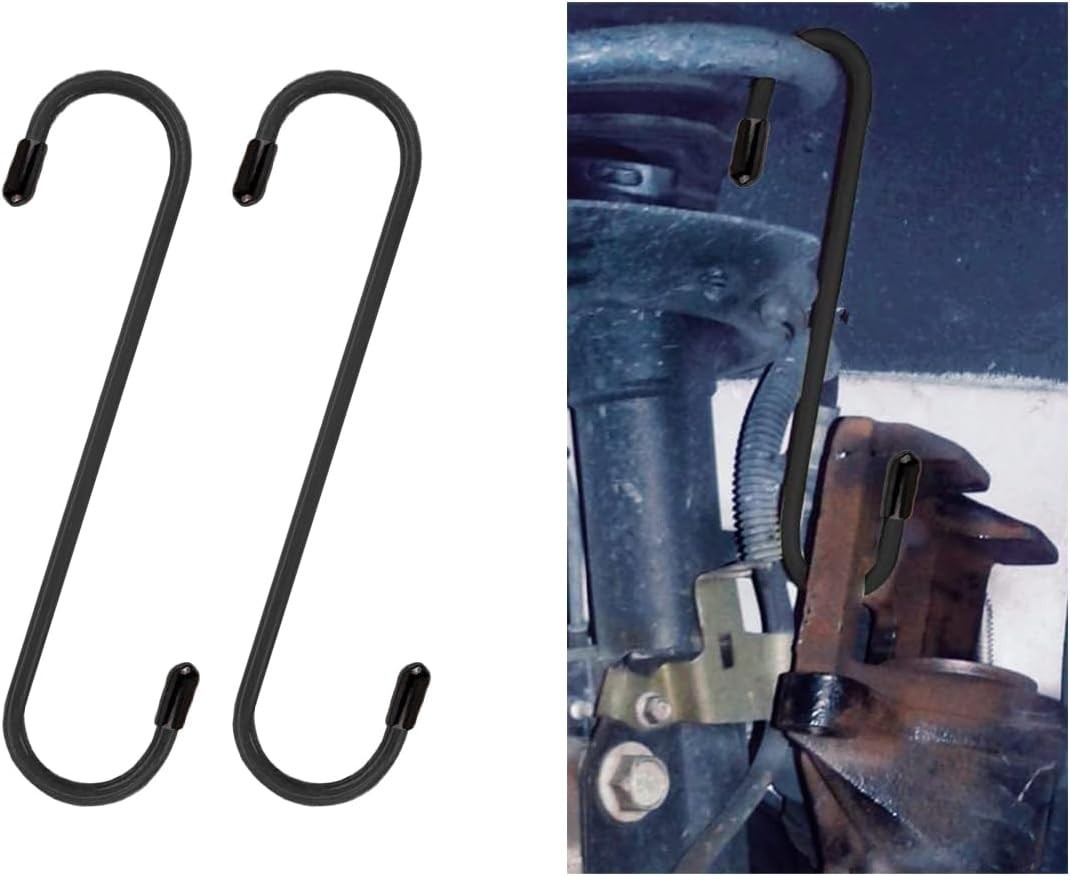 Efficient Brake Maintenance with 2 Pcs Car Caliper Hooks - Rust-Proof and Safe