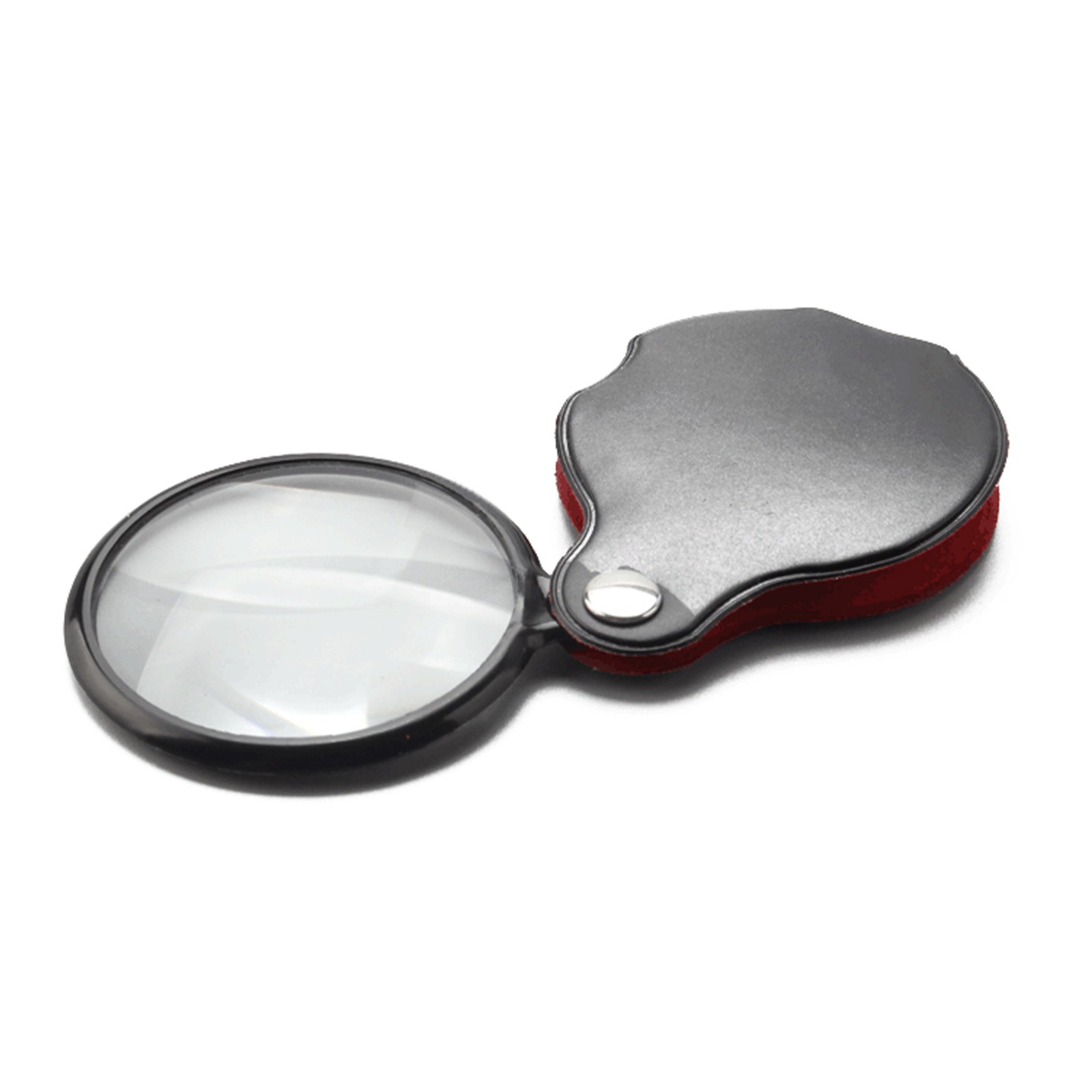 10X Pocket Folding Lightweight Magnifier Loupe Optical Magnifying Loop Glass