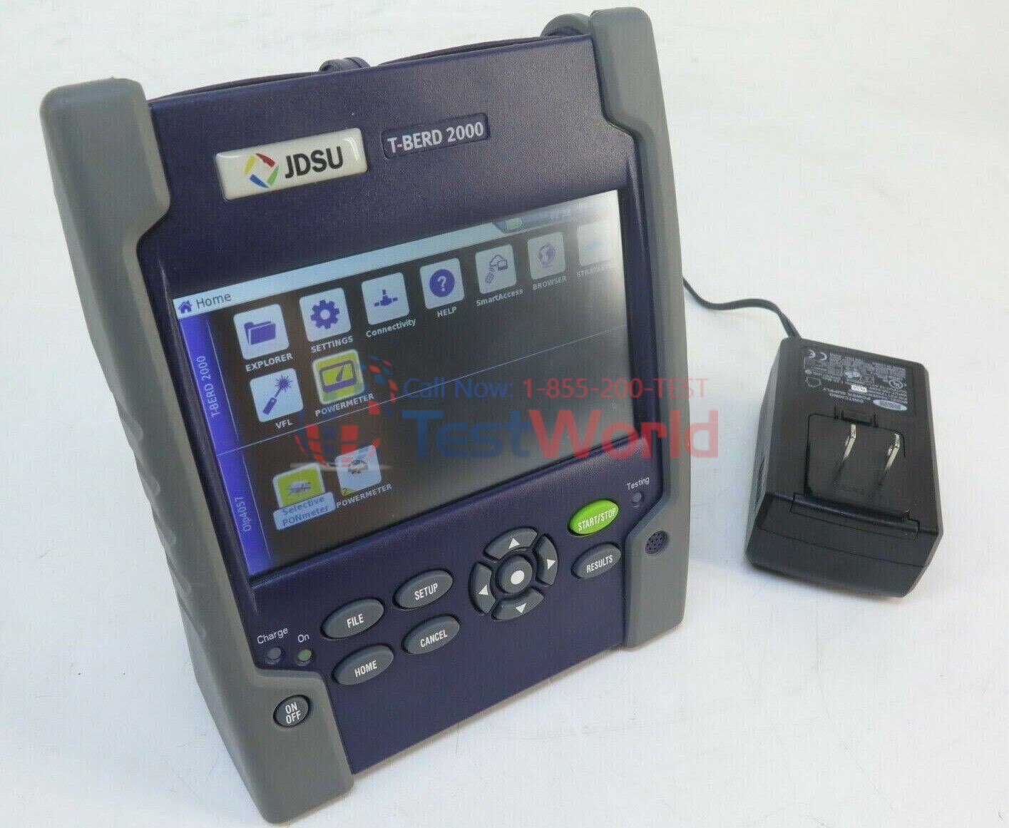 JDSU T-BERD 2000 Fiber Handheld OTDR /w JDSU OLP-4057 1310/1490/1550nm
