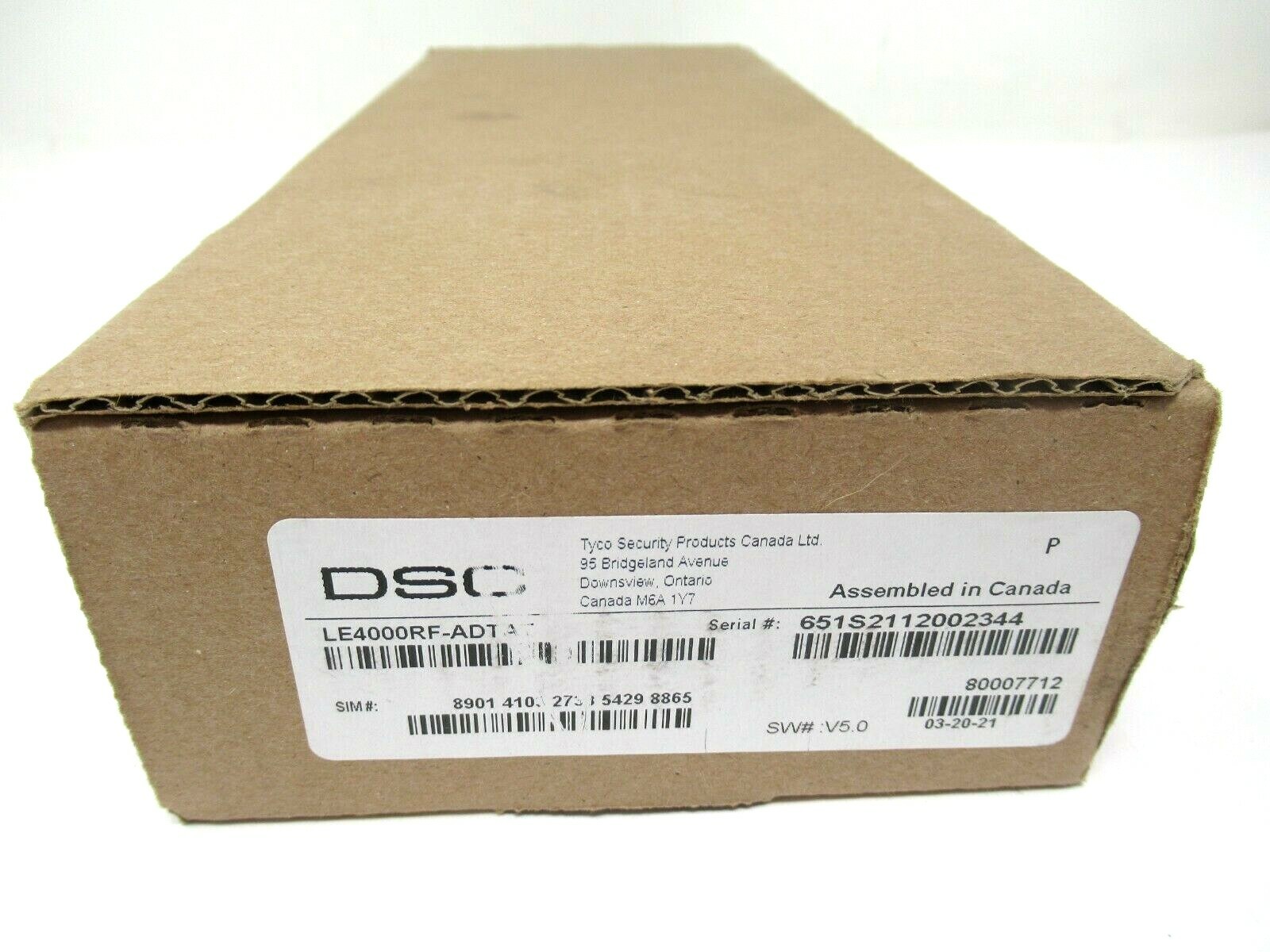 DSC LE4000RF-ADTAT LTE ADT Cellular Alarm Communicator *NEW*