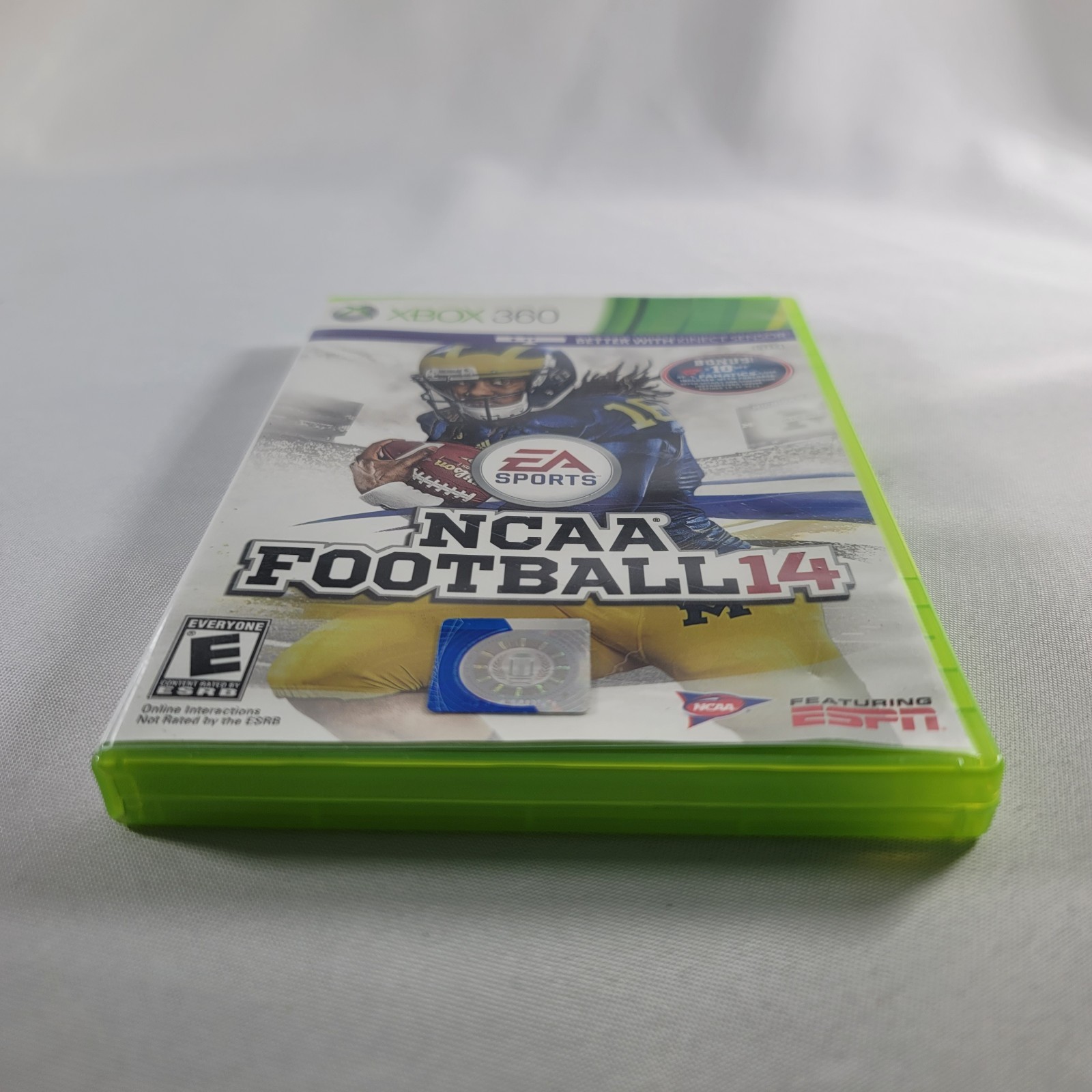 Xbox 360 NCAA Football 14 Case Replacement- Empty