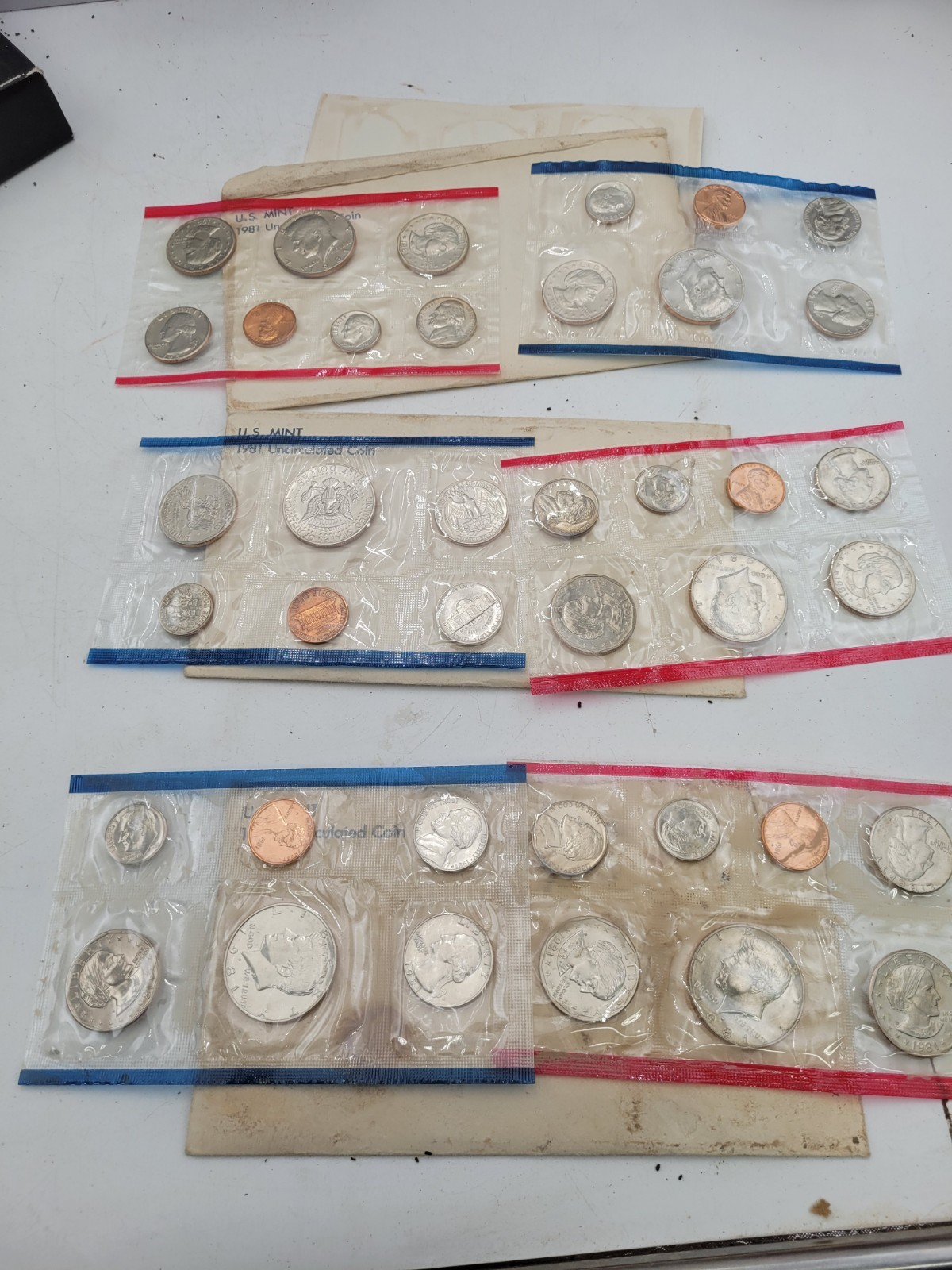 1981 Uncirculated Coin Set U.S Mint Original Government Packaging OGP Lot 3