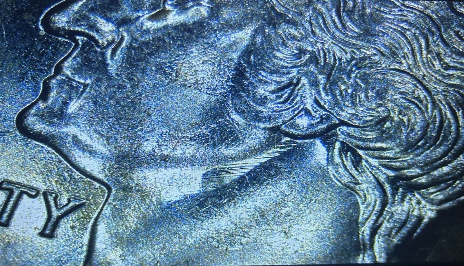 2005-P MS Grade Oregon State Quarter *VERY DRAMATIC* Die Clash