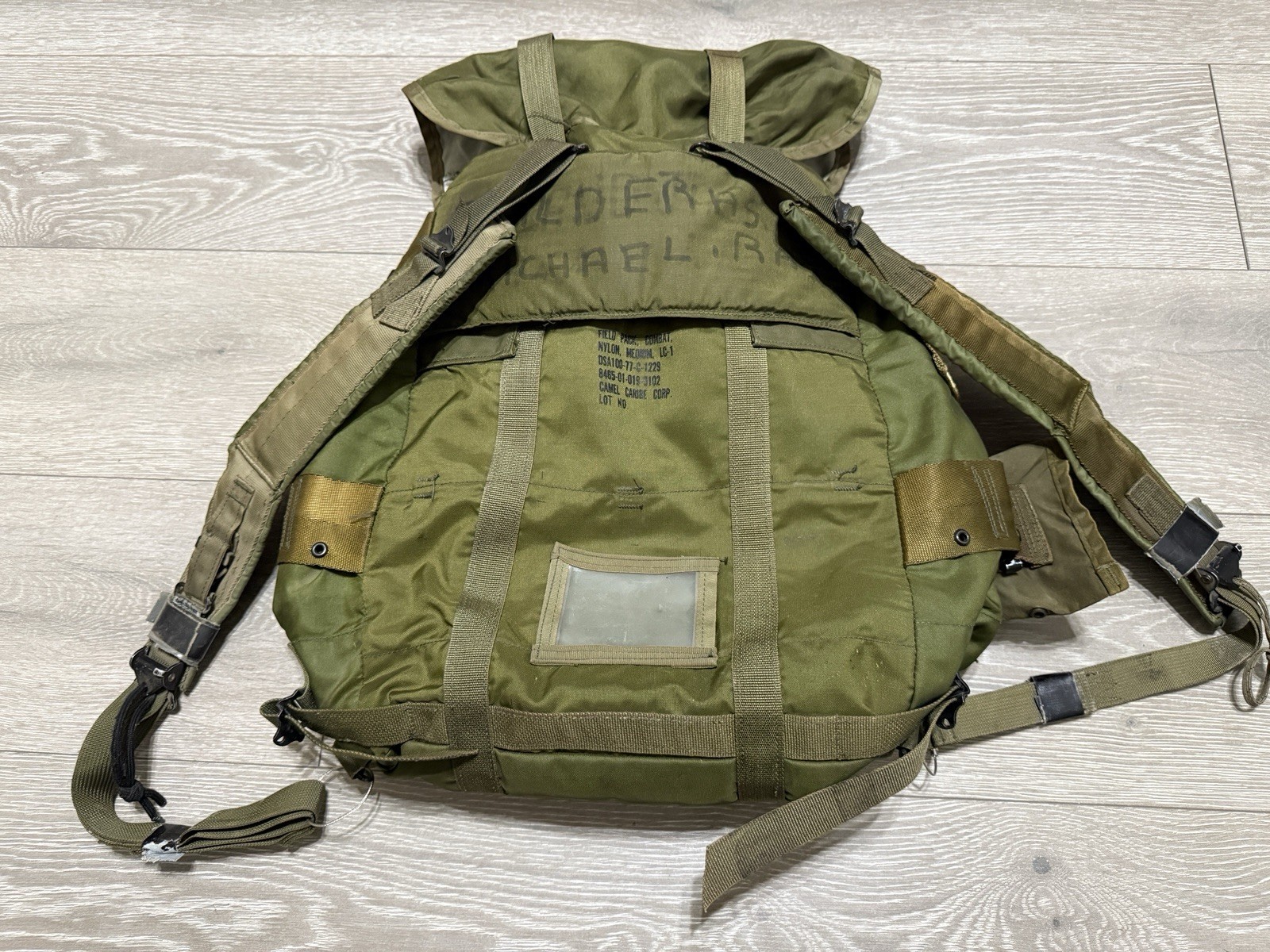 Vintage US Military Nylon Field Pack Combat Backpack LC-1 NO FRAME