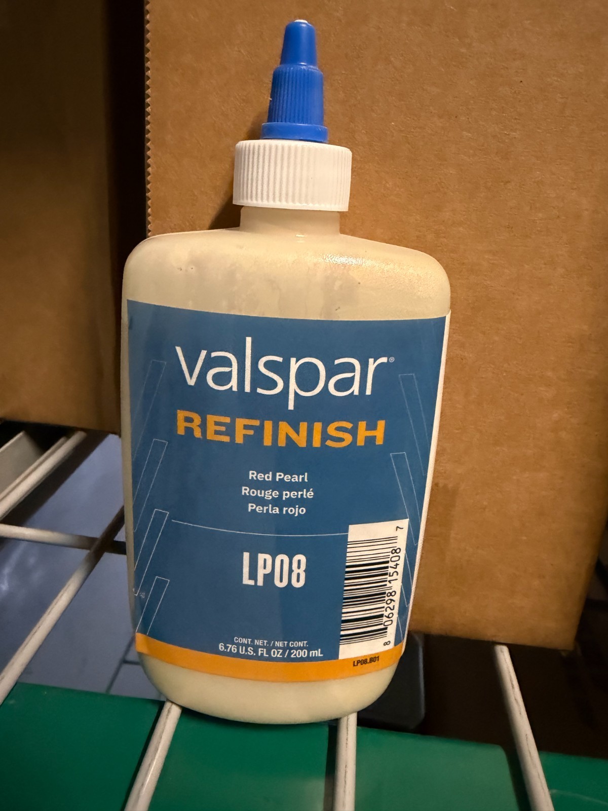 VALSPAR REFINISH MIXING TONER LP08 RED PEARL 200ML AUTOMOTIVE PAINT