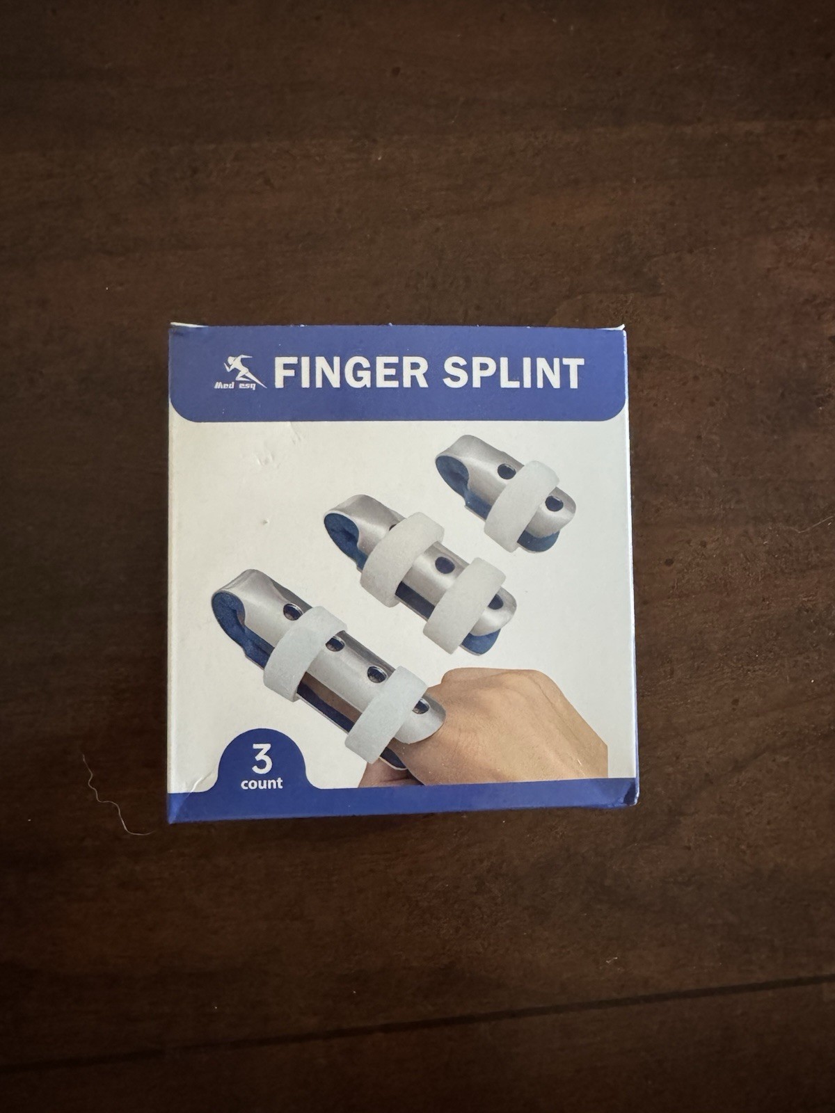 3-Pack Finger Splints – Aluminum Foam, Adjustable Sizes for Finger Injuries, Fir