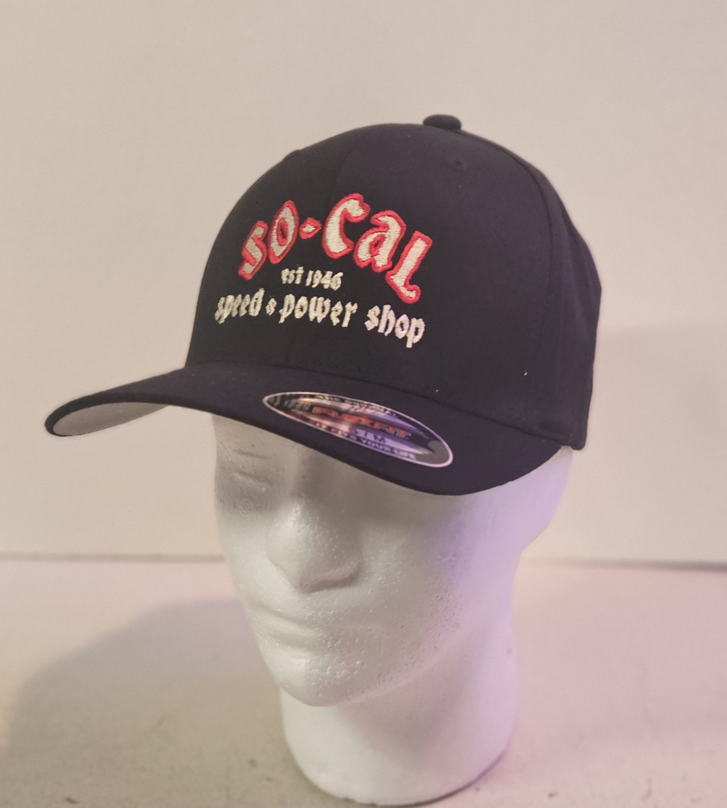 So-cal Speed & Power Shop Flex fit Embroidered Hat Nostalgia Hot Rod Street Rod
