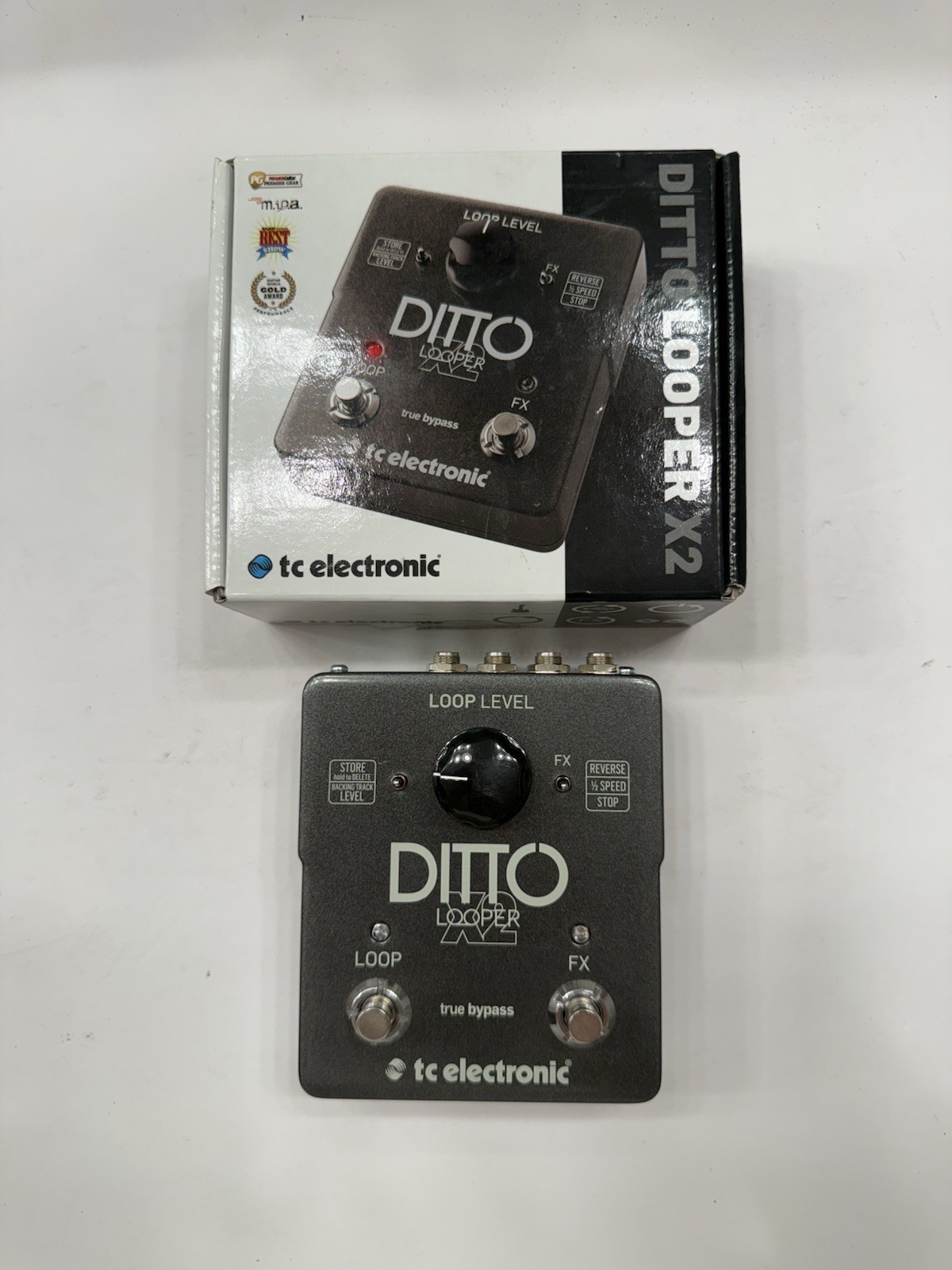 TC Electronic Ditto X2 Looper Loop Sampler True Bypass Guitar Effect Pedal