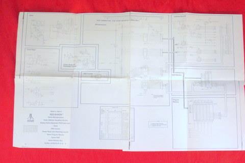 Vintage ATARI Red Baron Schematics Sheet No. 2, Side A