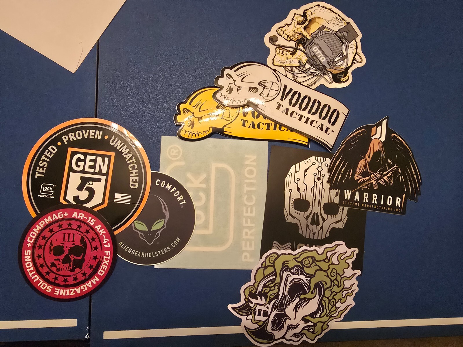 SHOT Show stickers SKULL ALIEN TACTICAL
