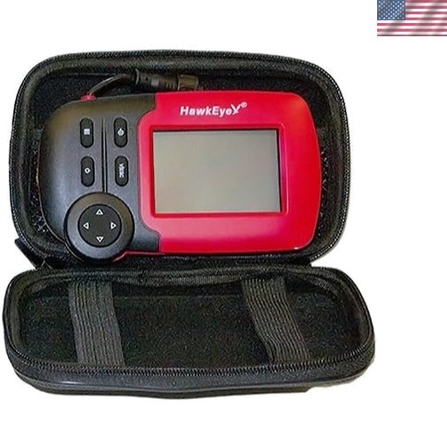 Hawkeye ACC-FF-1536 FishTrax Fish Finder Case - Durable & Stylish Black Canvas