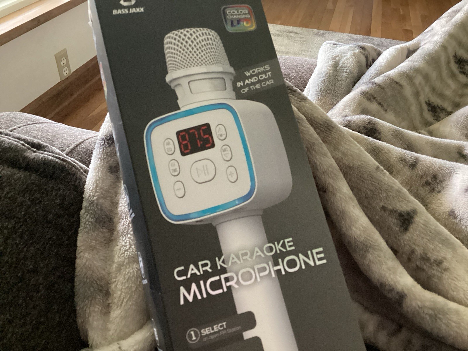 Bass Jax Portable Bluetooth Car Karaoke Microphone