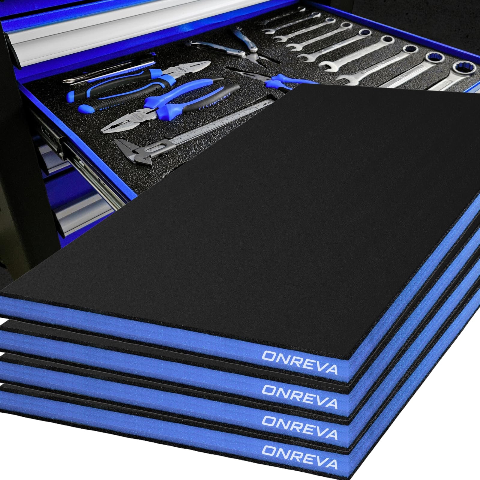 Tool Box Foam 22x18x1 Inch Polyethylene Storage Sheets - Customizable Inserts