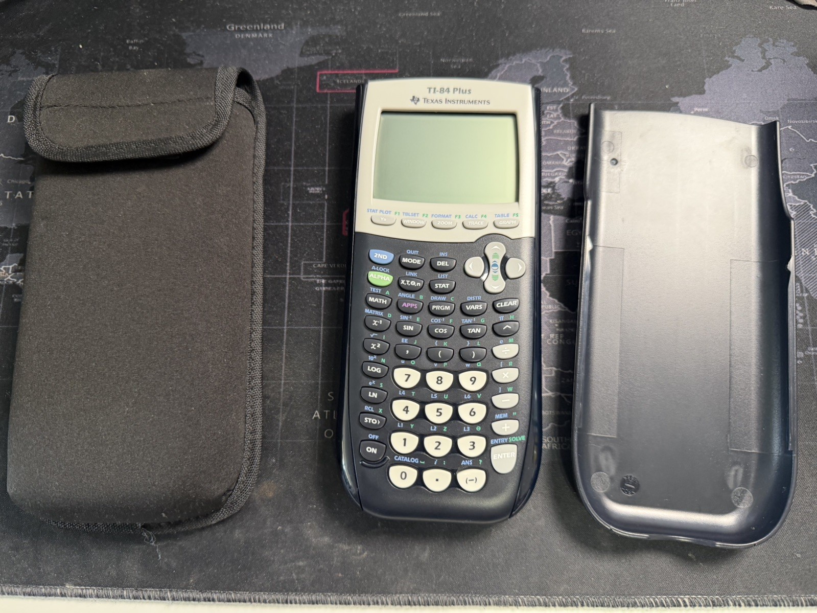 Texas Instruments TI-84 Plus Graphing Calculator Black With Cover
