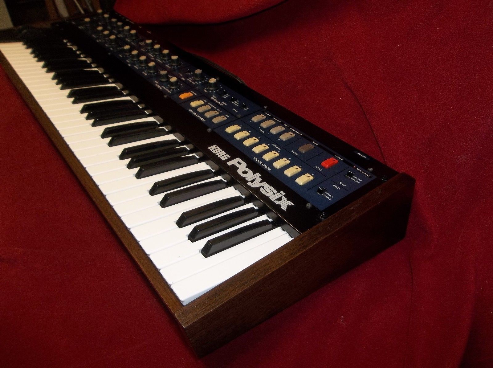 Korg PolySix Synthesizer Replacement Solid Walnut Chassis / Body / Case