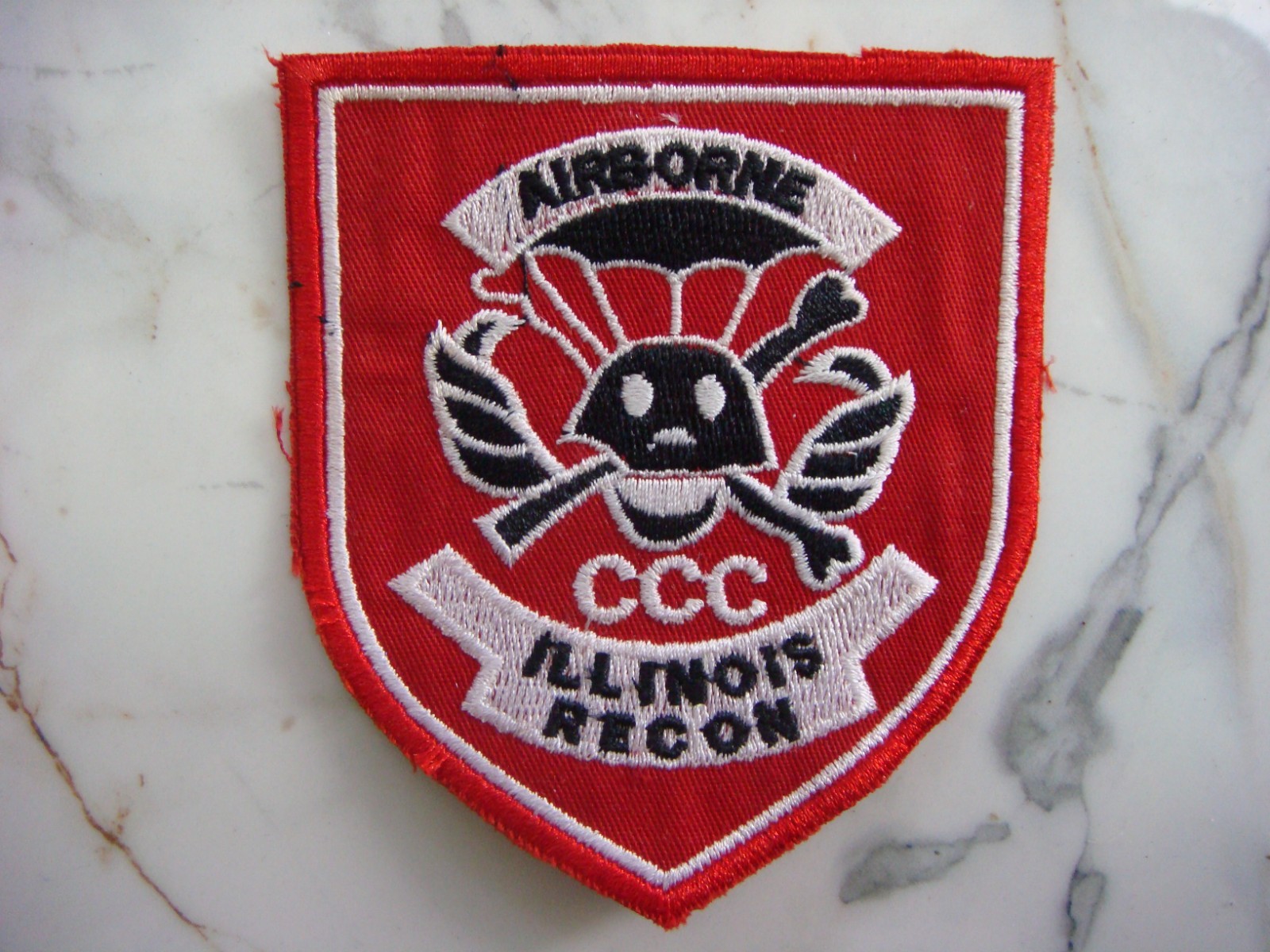 US 5th SF Grp MACV SOG RT ILLINOIS CCC AIRBORNE RECON, VIETNAM WAR PATCH