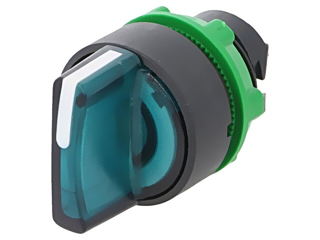 ZB5AK1533 Switch: Rotary - 22mm Bar.Pos: 1 Green LED IP66 Protruding SCHNEIDER