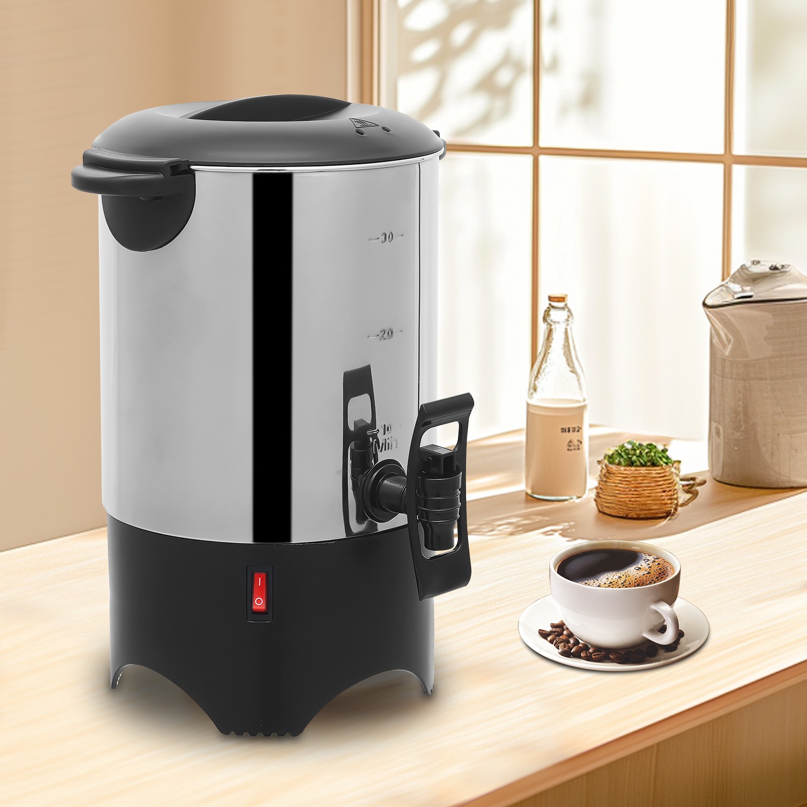 Commercial Coffee Urn 175Oz Stainless Steel Electric Coffee Maker For tea/coffee
