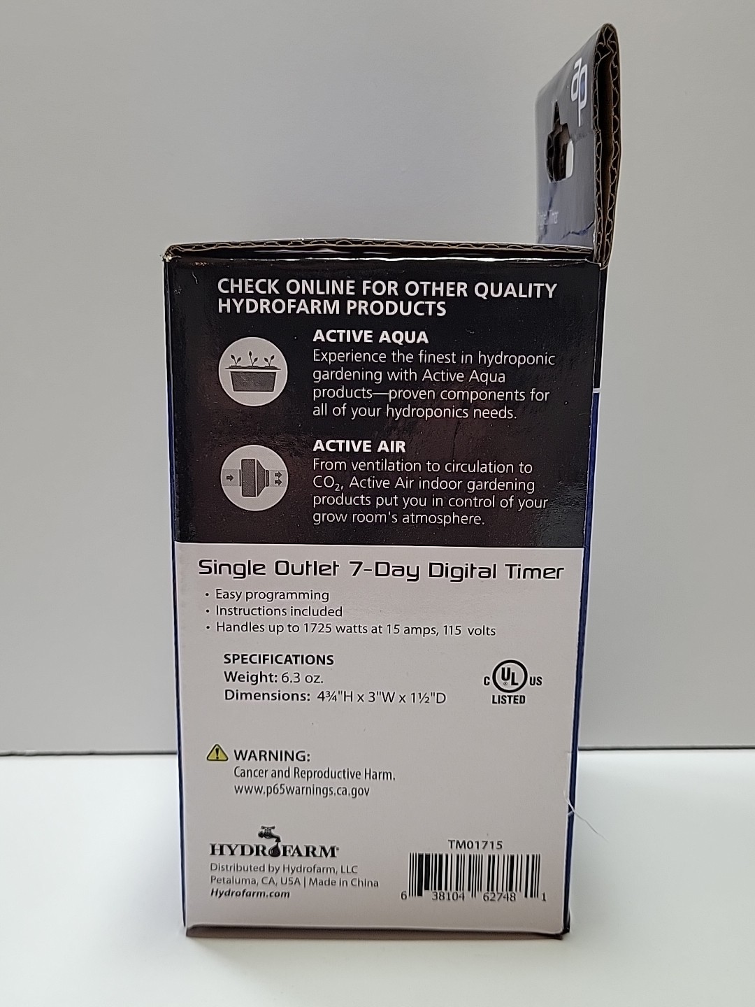 Autopilot 7-Day Single Outlet Digital Programmable Timer TM01715 1725W 15A NEW