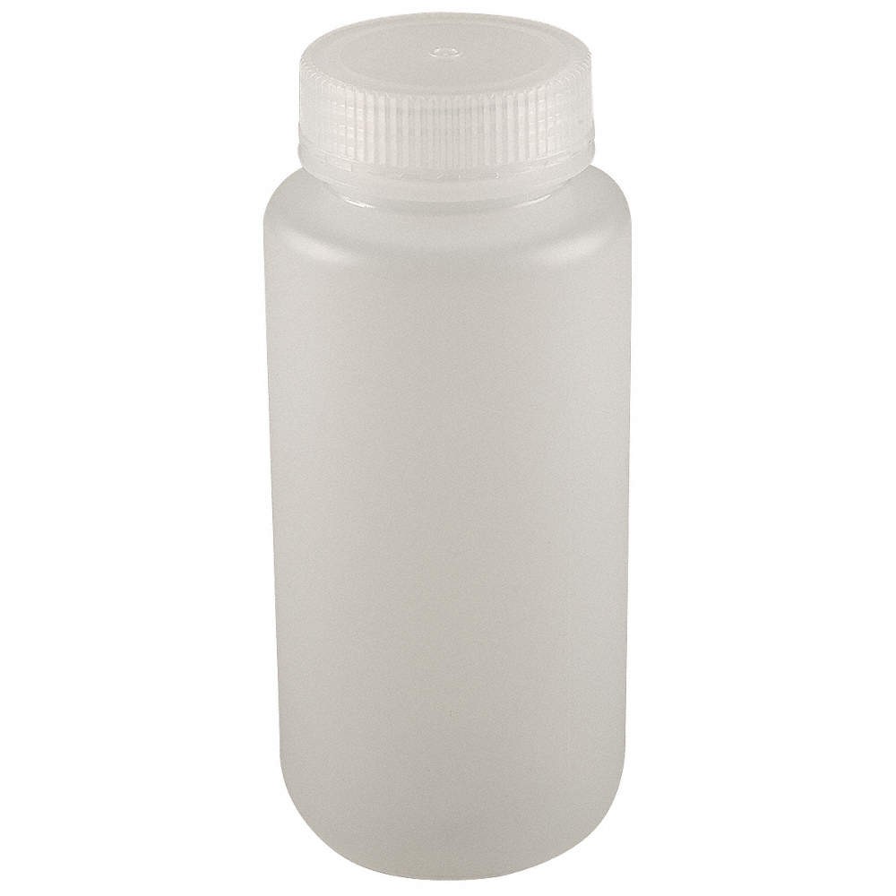 GRAINGER APPROVED 6FAL8 Bottle,199 mm H,Clear,91 mm Dia,PK6 6FAL8