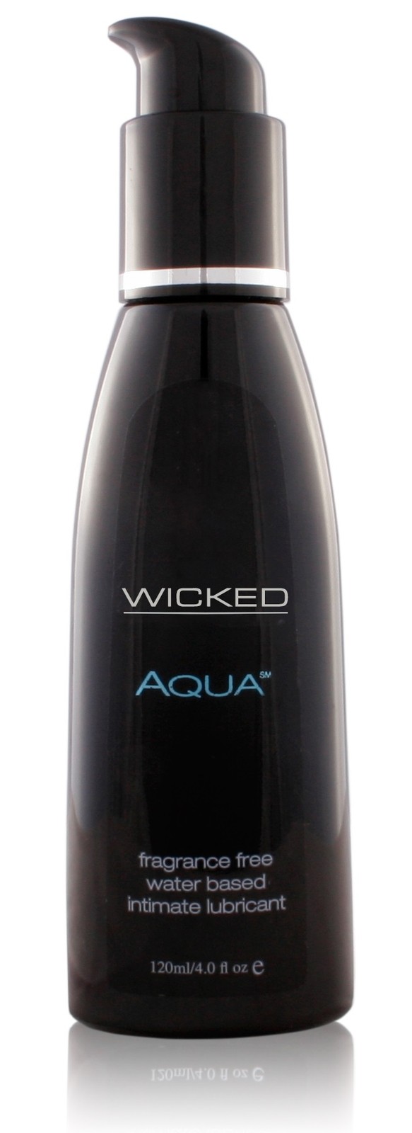 Wicked Aqua - Fragrance Free Lubricant - 4oz Water Based Lube