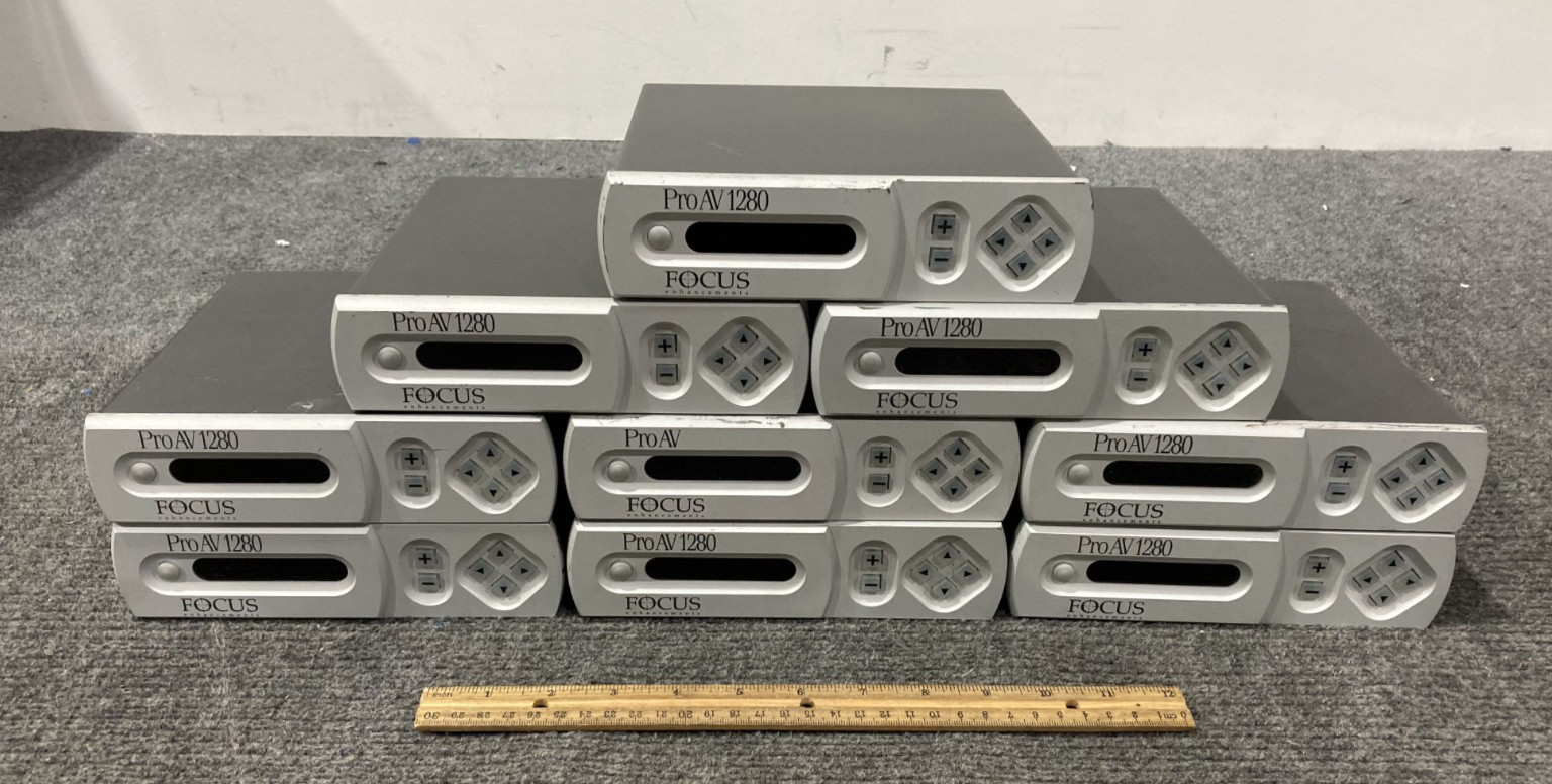 Lot of 9 FOCUS enhancements Pro AV 1280 Converters (Units Only)