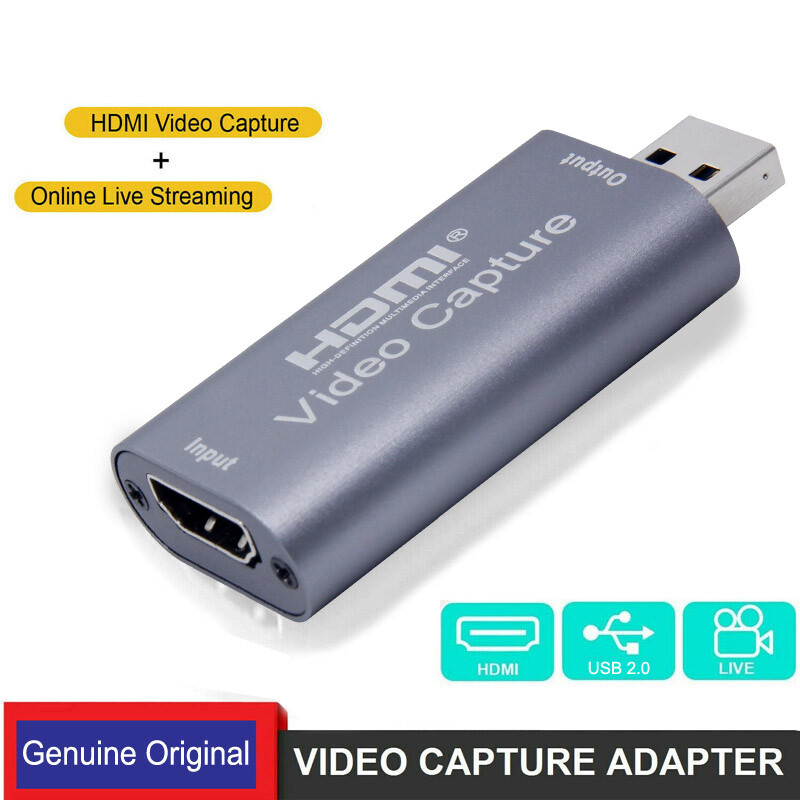 HDMI Video Capture Card USB 4K Input 1080p HD Game Video Recorder Live Streaming