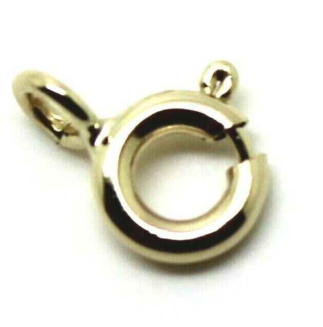 18ct or 9ct Yellow or Rose or White Gold Bolt Ring Open Clasp 5mm to 8mm